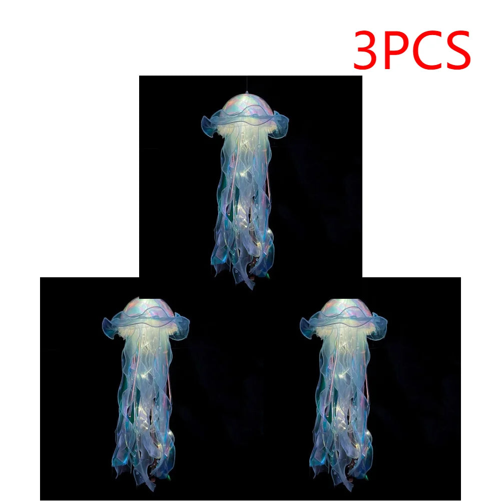 Hanging Jellyfish Bedroom Lamp