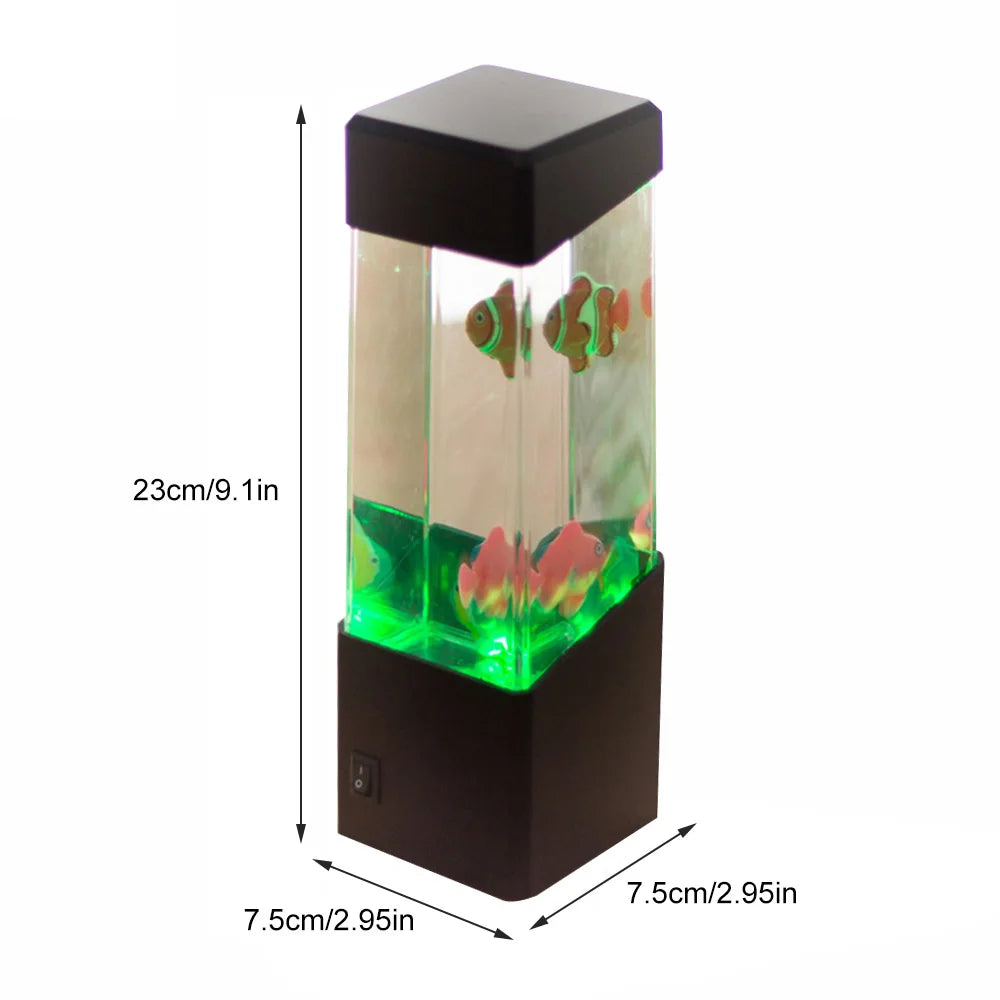 Color Changing LED Fish Tank Night Light