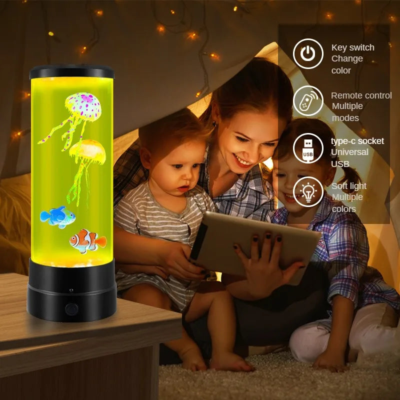 LED Jellyfish Night Light