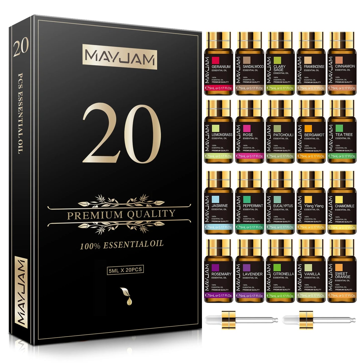 Pure Natural Essential Oils Kit 20pcs