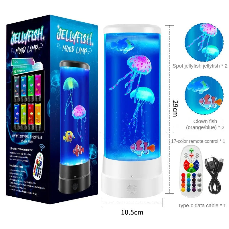 LED Jellyfish Night Light