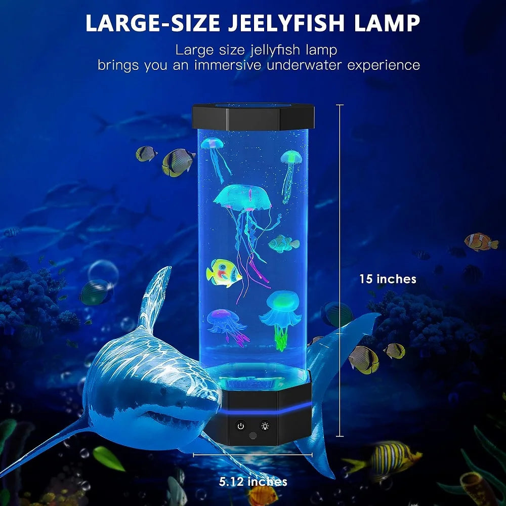 LED color changing Jellyfish Lamp