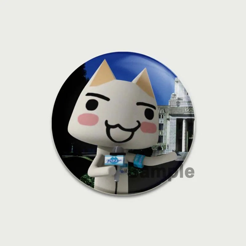 58/44/32MM Animal Crossing Cat Pins