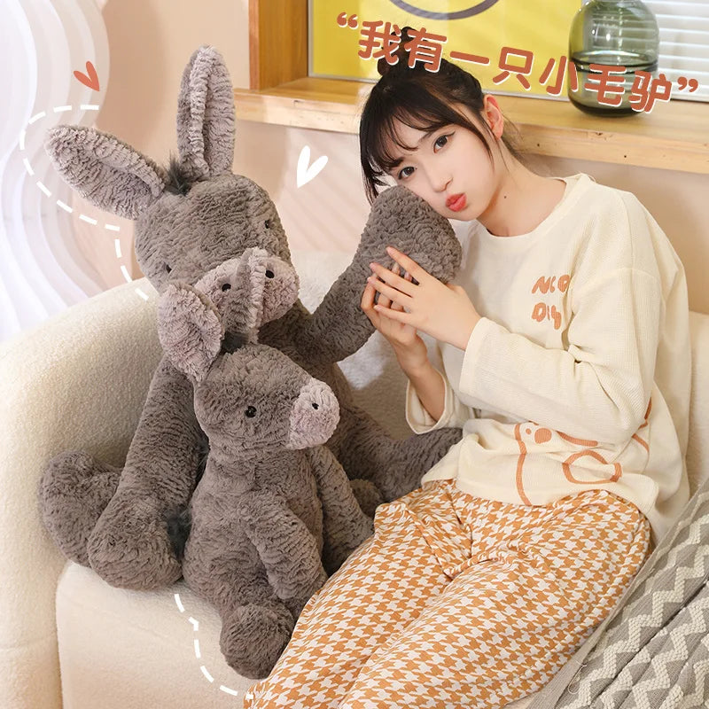 Grey Donkey Plushie