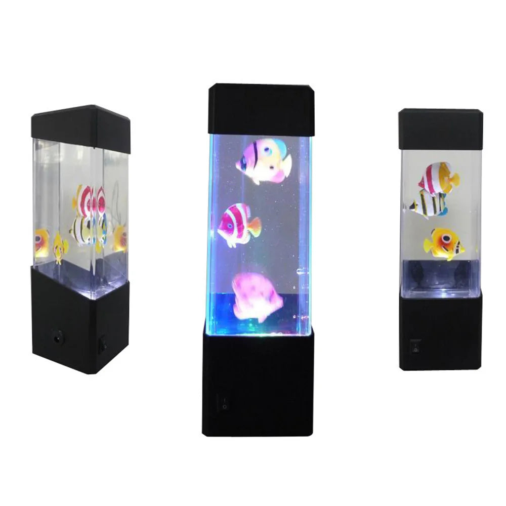 Color Changing LED Fish Tank Night Light