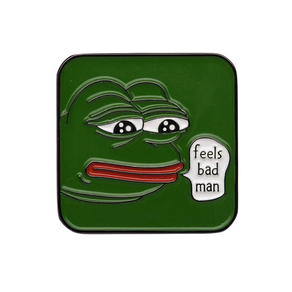 Funny Frog Pin/Keychain