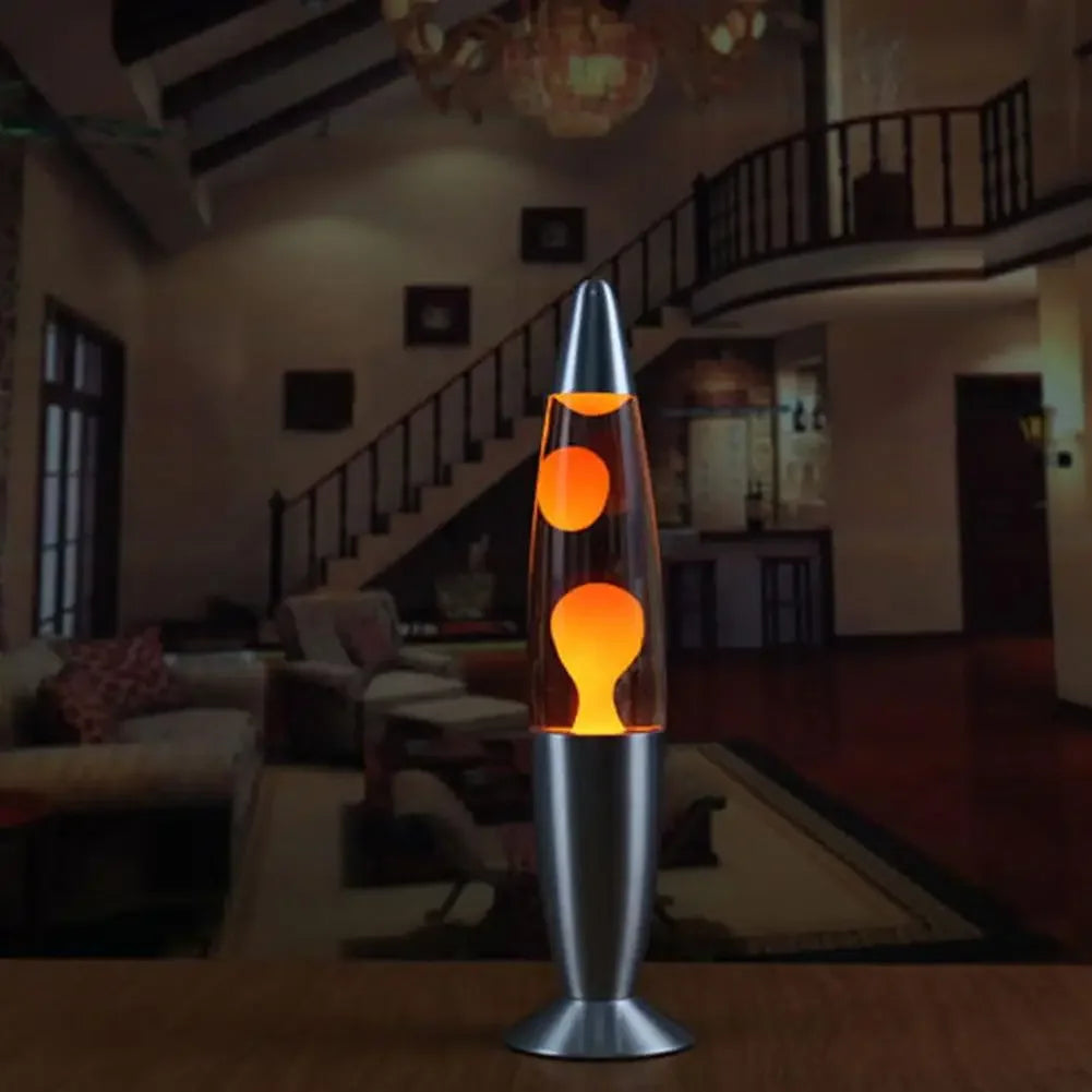 LED Volcano Lava Lamp Aluminum