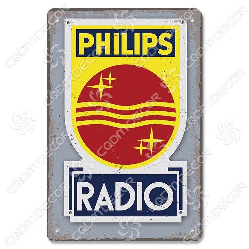 Vintage Gas Station Metal Signs
