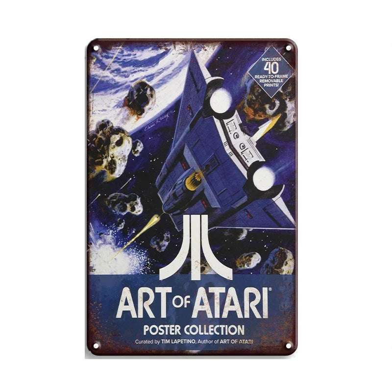 Retro Game Metal Signs