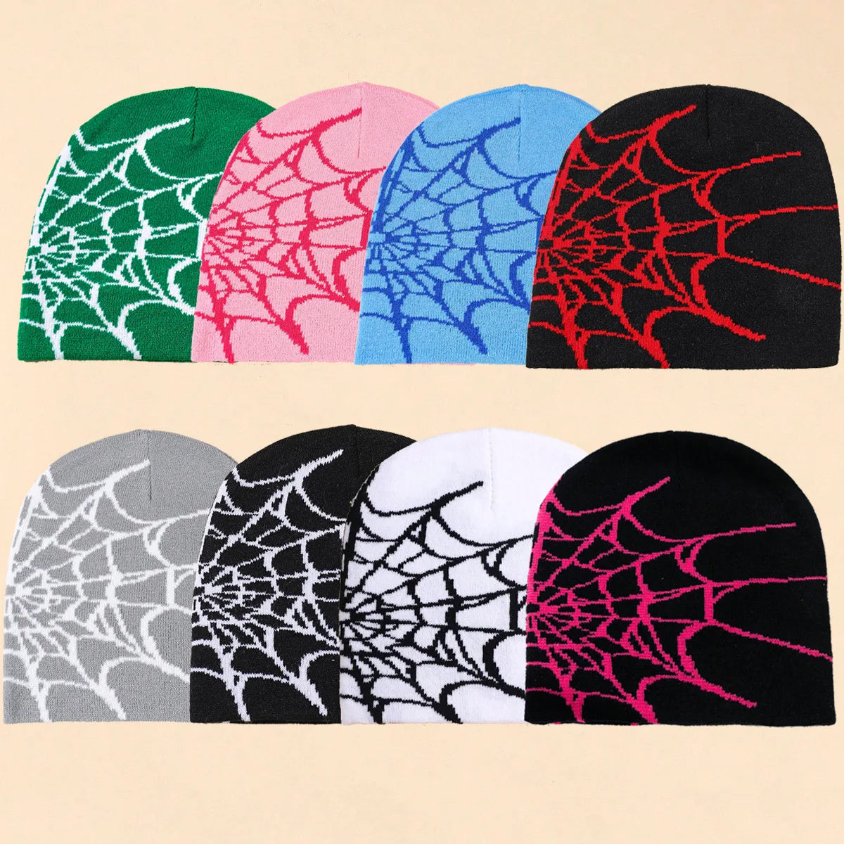 Spider Web Beanie