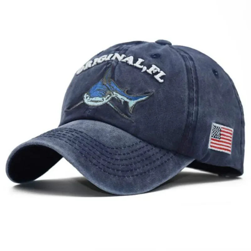 Shark Dad Hat