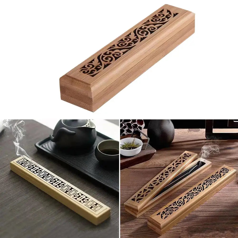 Natural Bamboo Board Incense Holder