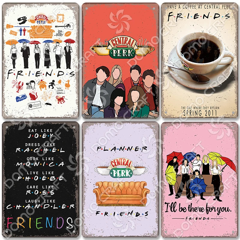 "Friends" Metal Signs