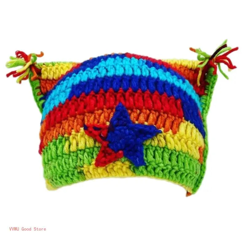 Awesome Knit Hat with Dangles