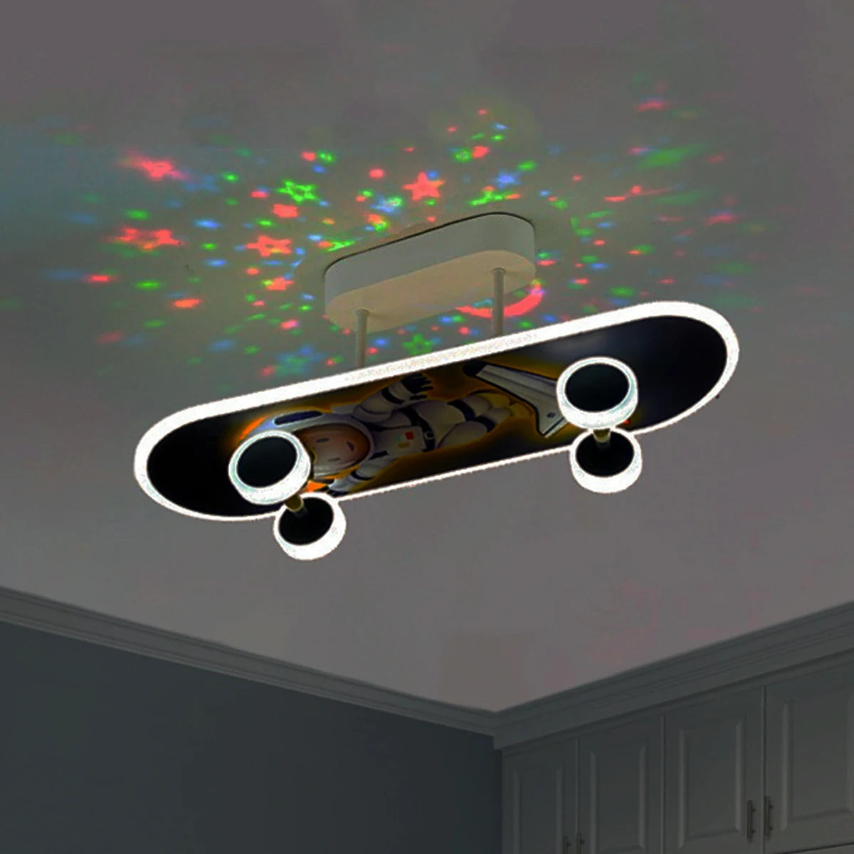 Skateboard Ceiling Light