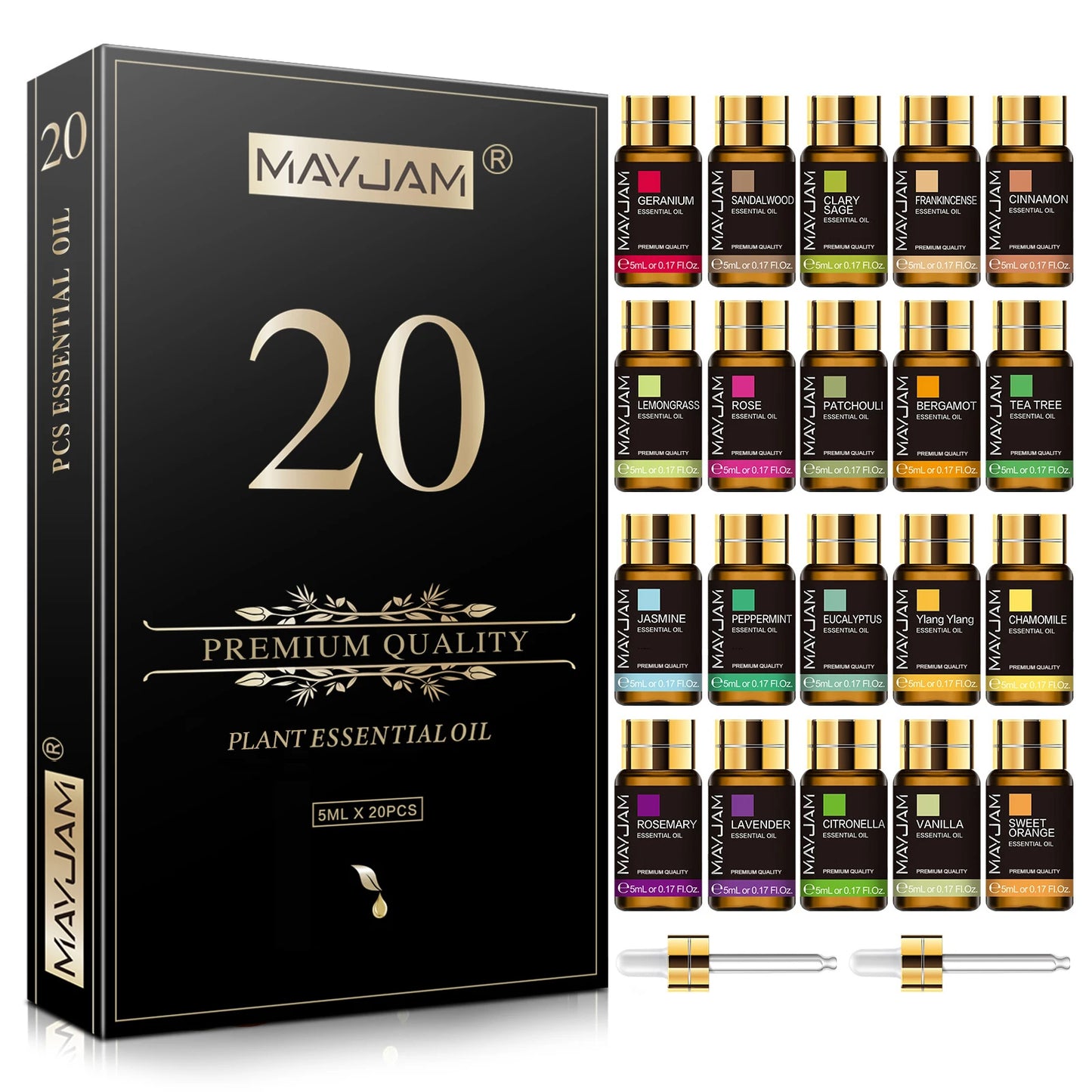 Pure Natural Essential Oils Kit 20pcs