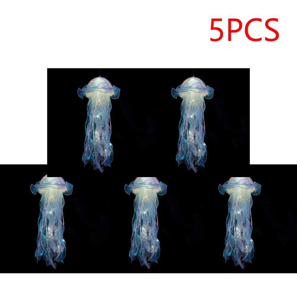 Hanging Jellyfish Bedroom Lamp