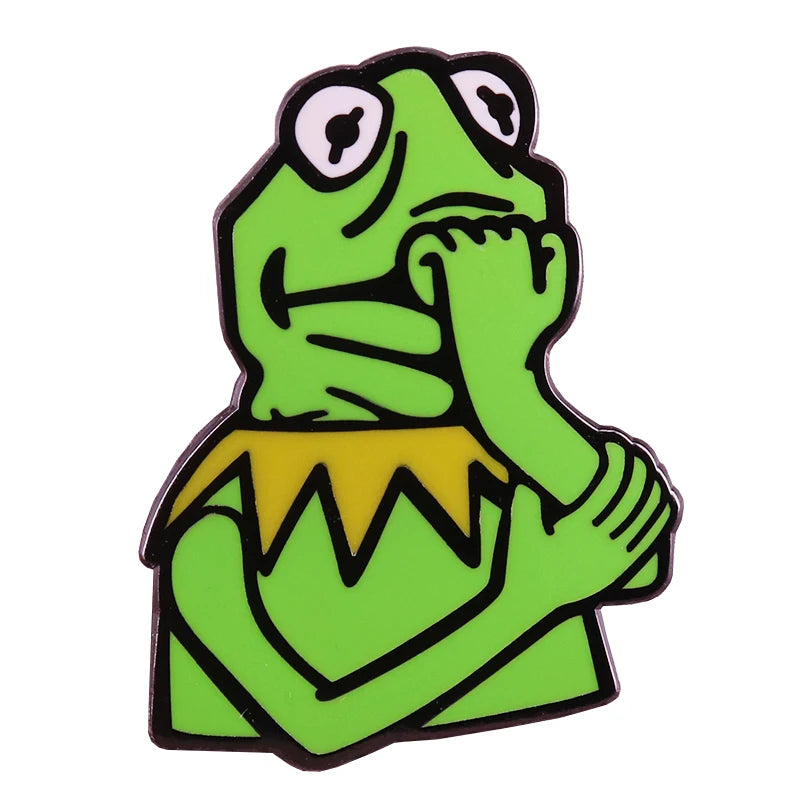Funny Frog Pin/Keychain