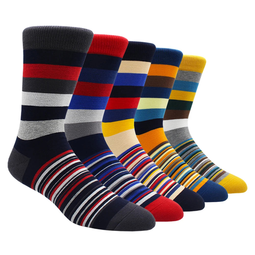 5pack Striped Long Socks