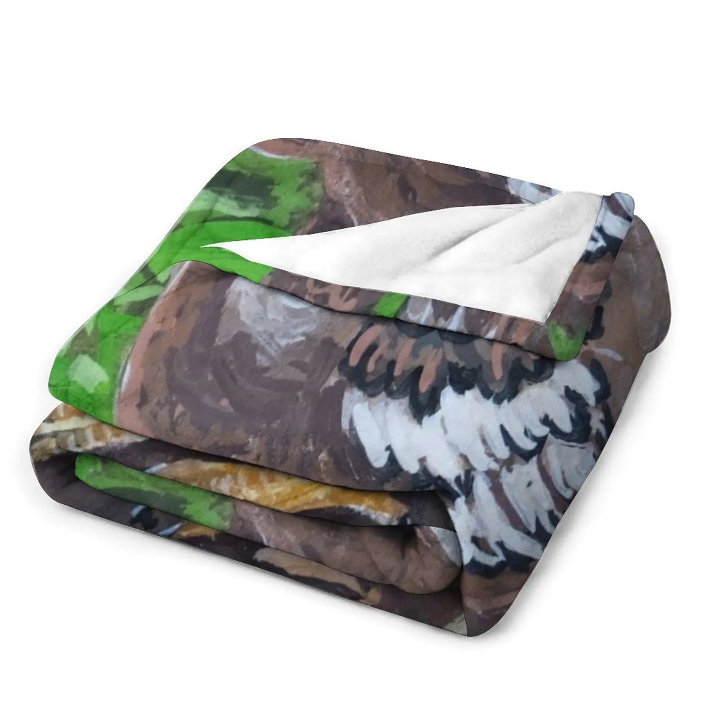 Dodo Gouache Painting Throw Blanket