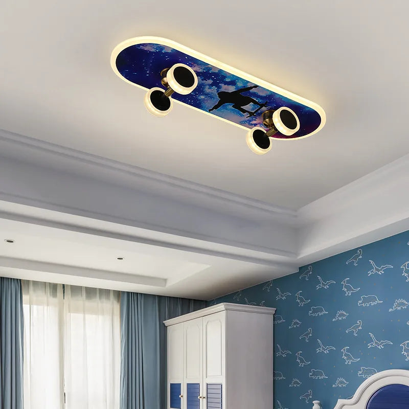 Skateboard Ceiling Light