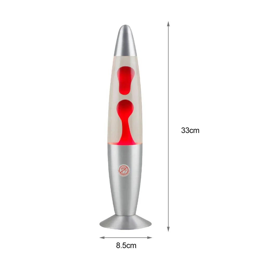 LED Volcano Lava Lamp Aluminum