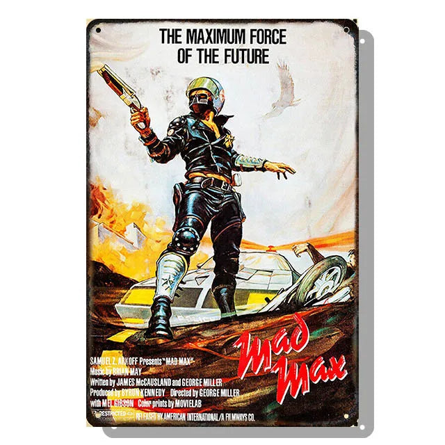 Popular Movie Metal Signs