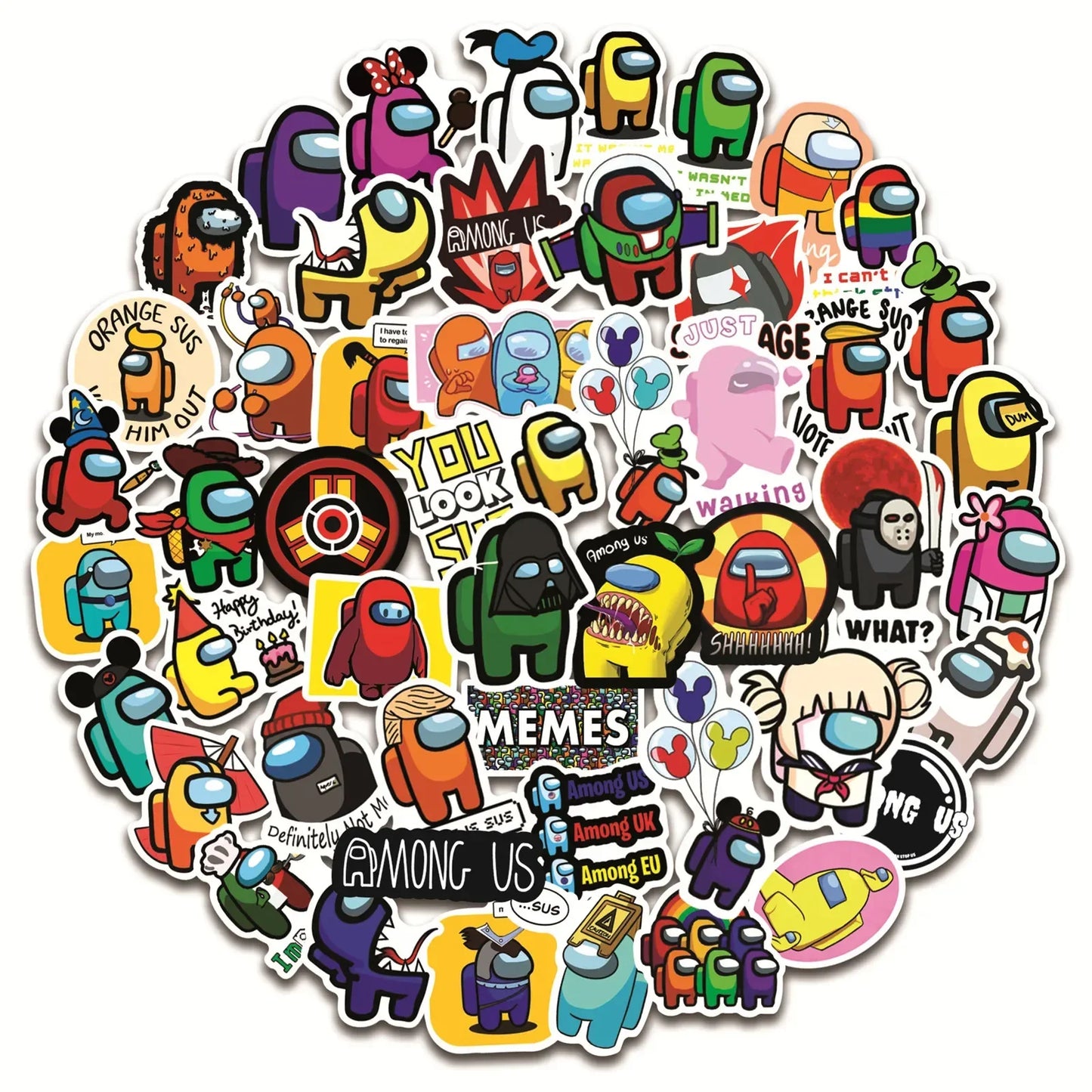 50Pcs Among Us Stickers