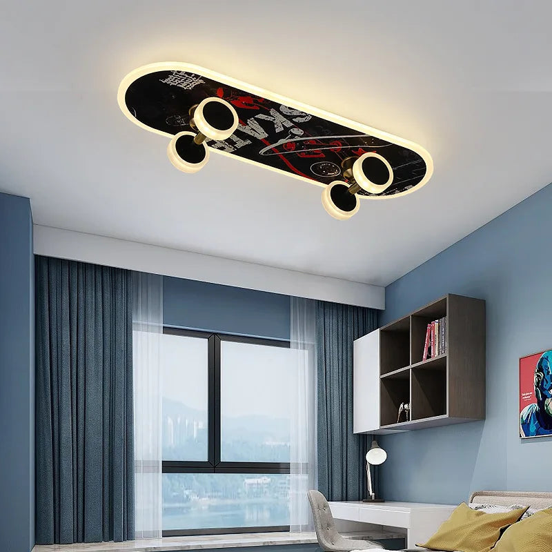 Skateboard Ceiling Light