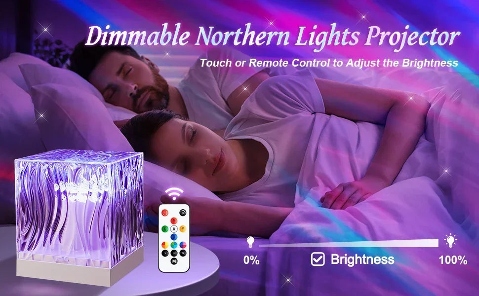 Northern Lights USB Rechargeable Water Ripple Projector