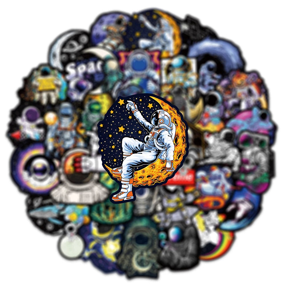 10/30/50PCS Outer Space Stickers