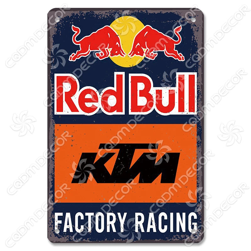 Vintage Gas Station Metal Signs