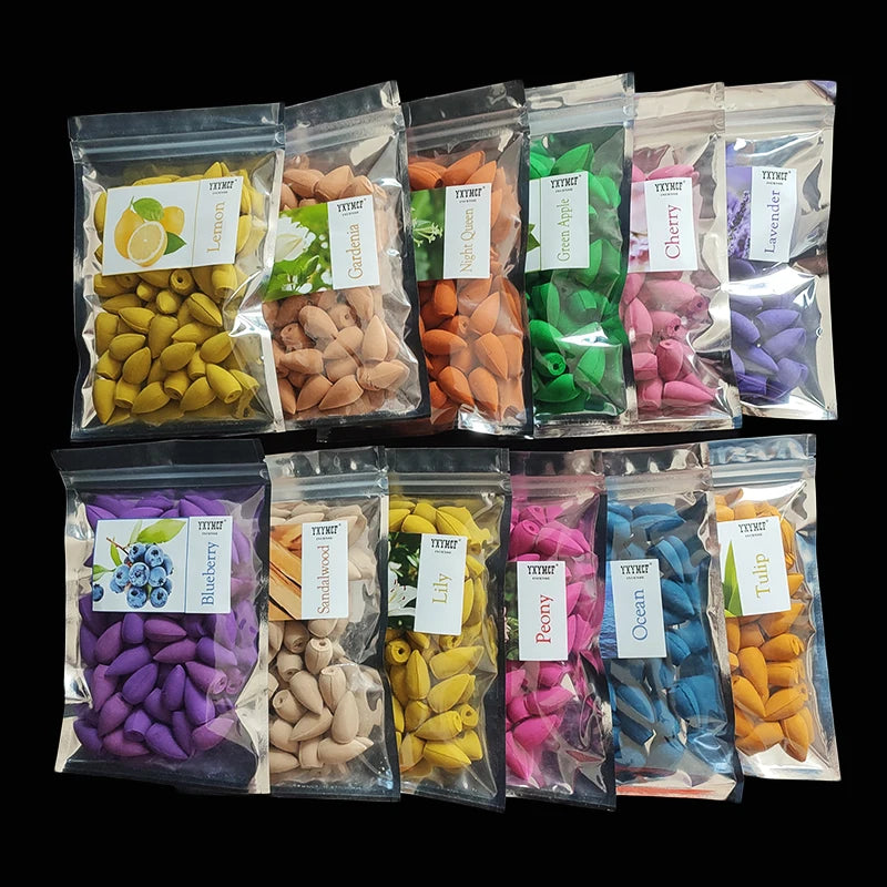 50pcs/bag Waterfall Incense Cones