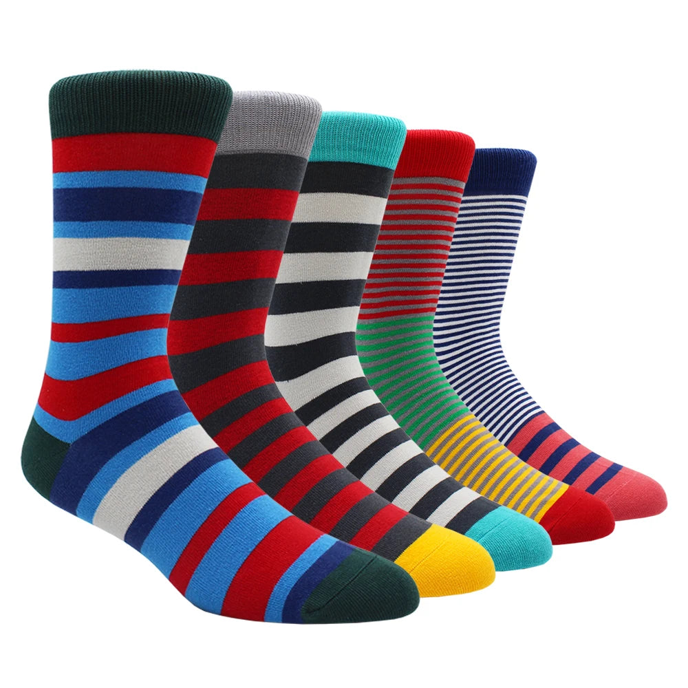 5pack Striped Long Socks