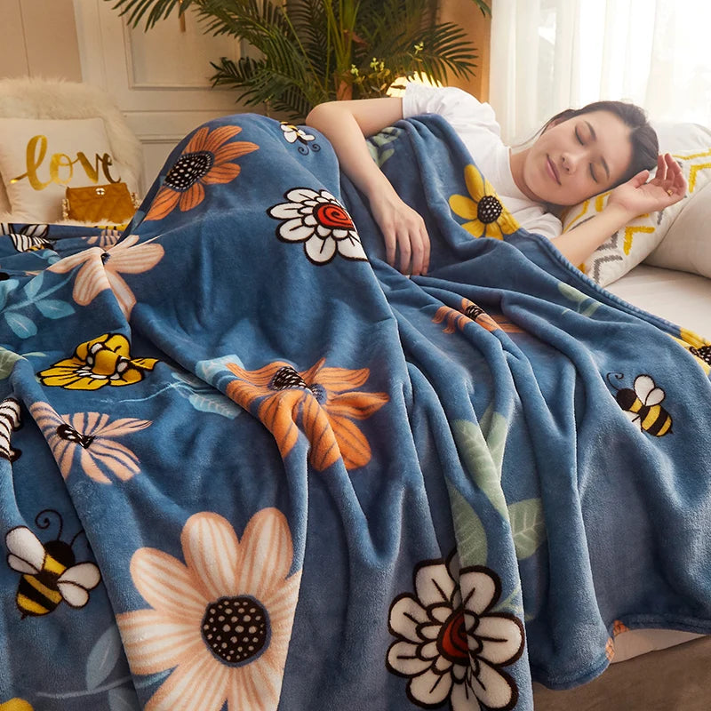 Soft Flower Blanket