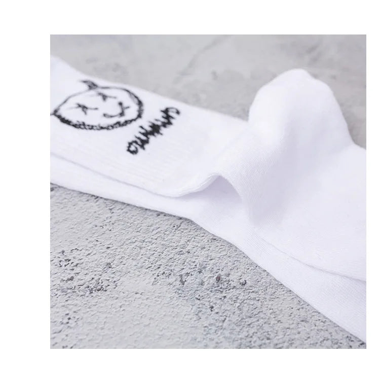 Black/White Graffiti Style Socks