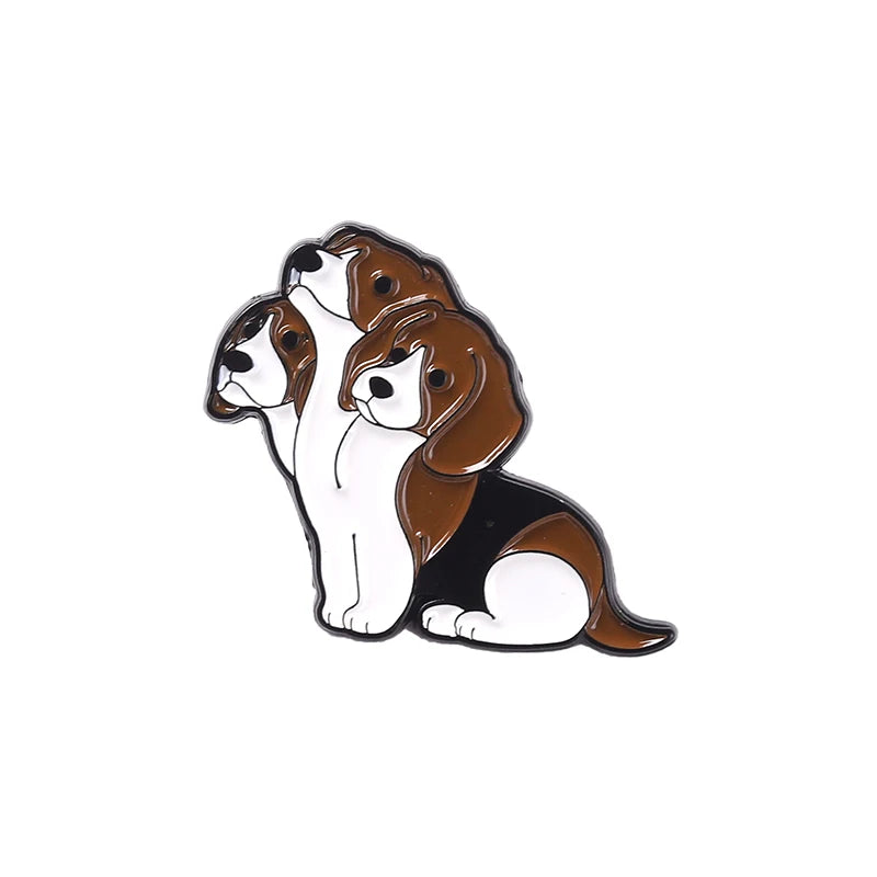 Cerberus Dogs Enamel Pins