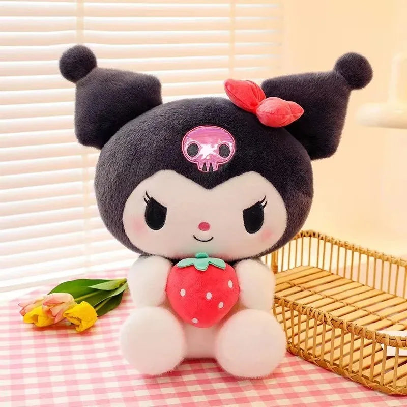 Sanrio Strawberry Kuromi/Melody Plushie
