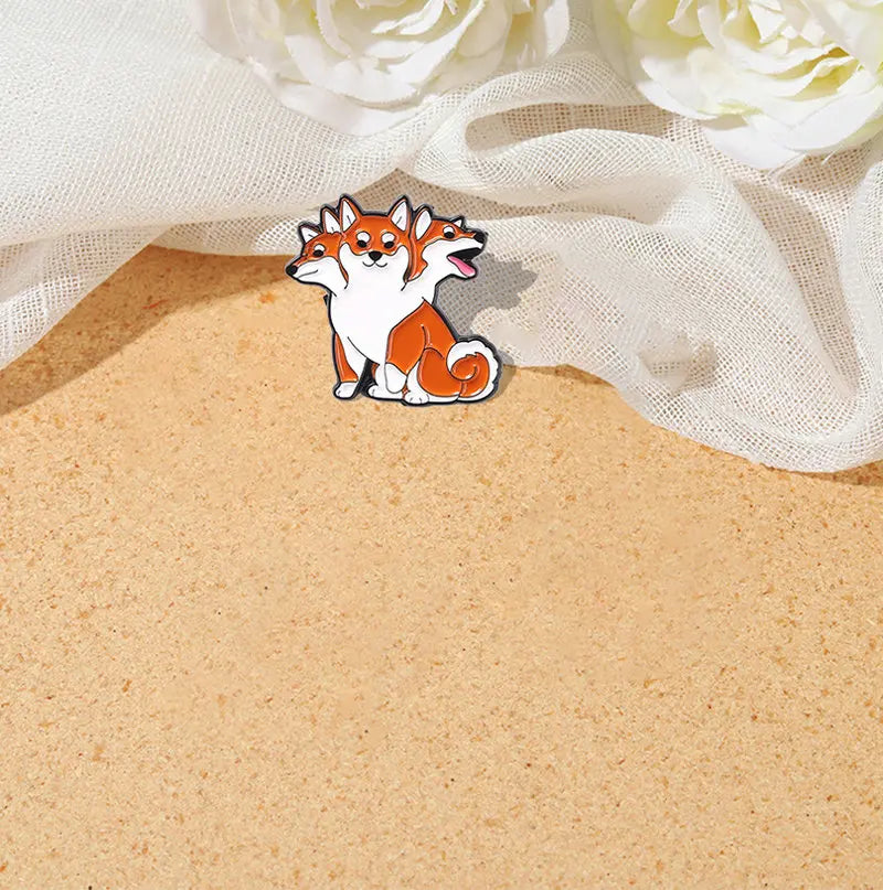 Cerberus Dogs Enamel Pins