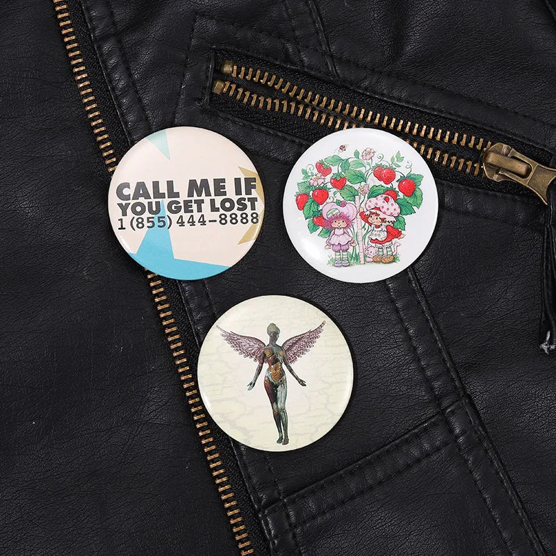 Meme Culture Tinplate Pins