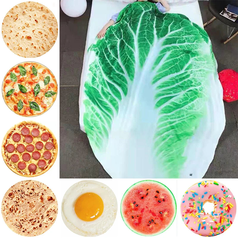 Funny/Realistic Food Blankets