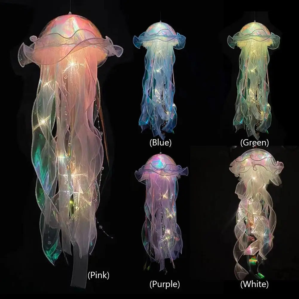 Hanging Jellyfish Bedroom Lamp