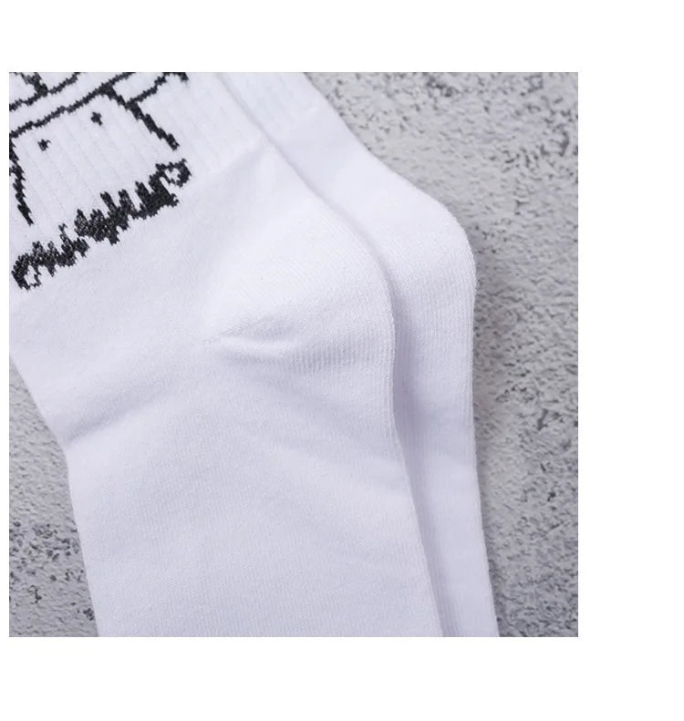 Black/White Graffiti Style Socks