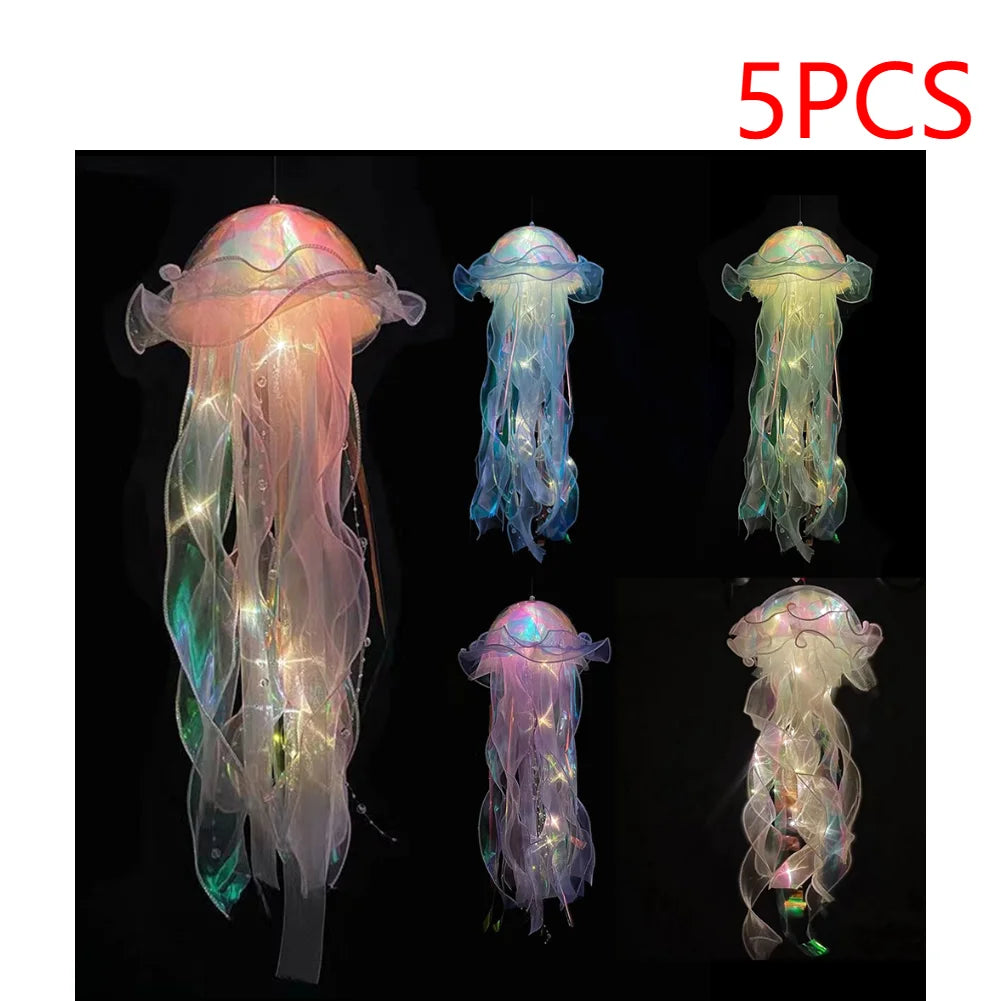 Hanging Jellyfish Bedroom Lamp