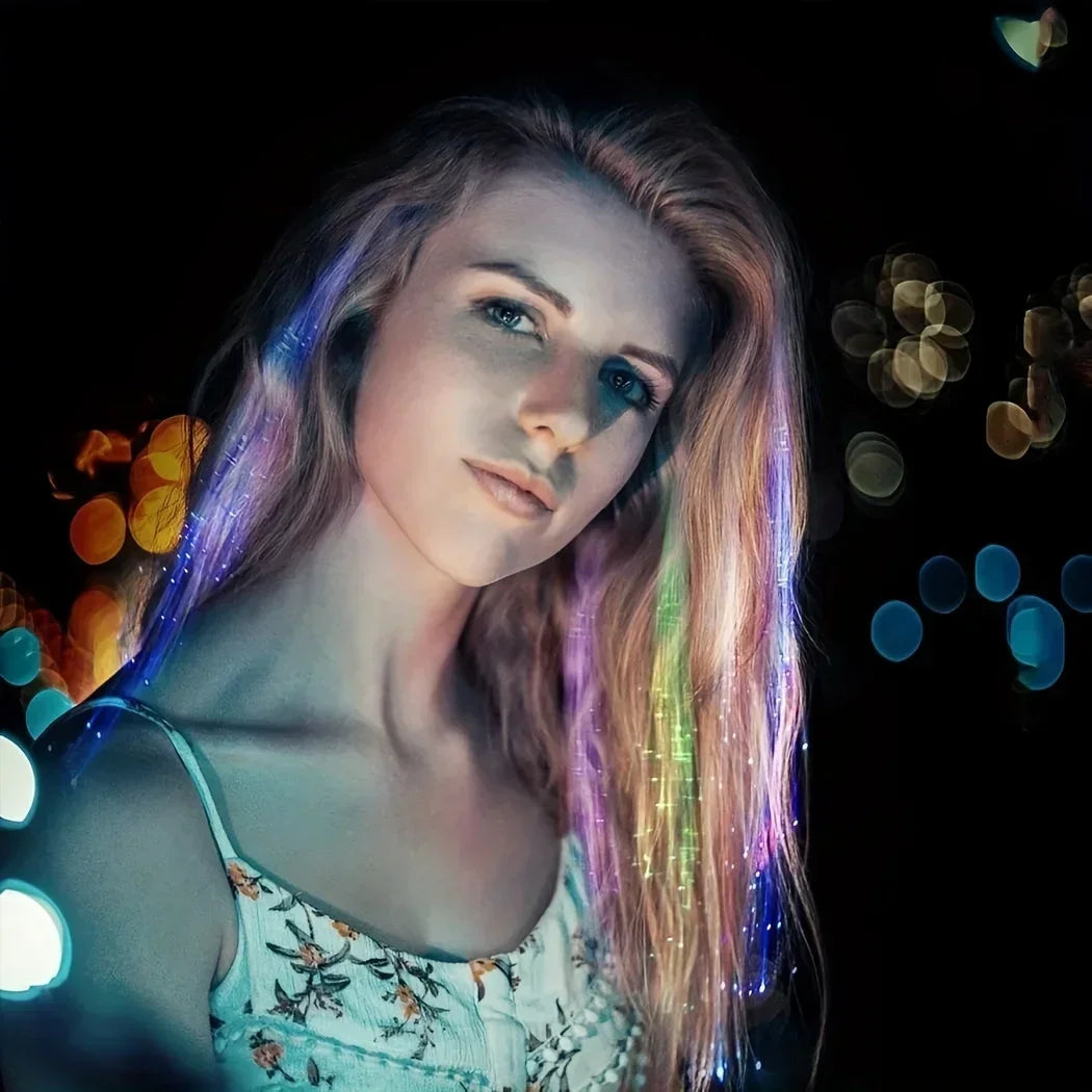 1pc-5pcs, LED Butterfly Hair Clips