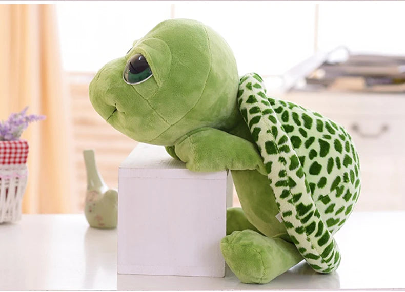 Big Eyes Green Turtle Plushie