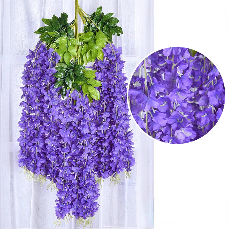 12pcs Artificial Wisteria Flowers
