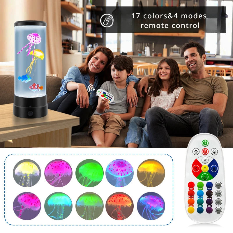 LED Jellyfish Night Light