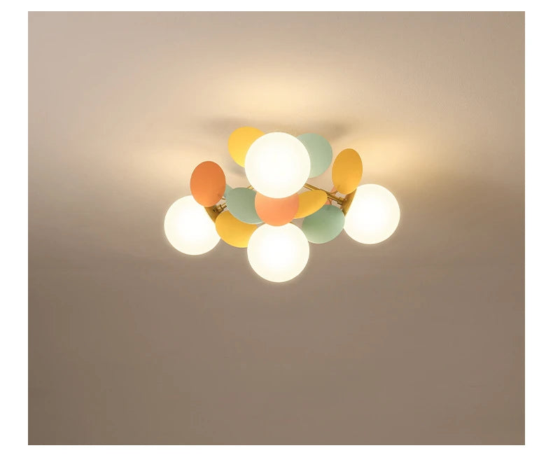 Modern Glass Ball Chandelier