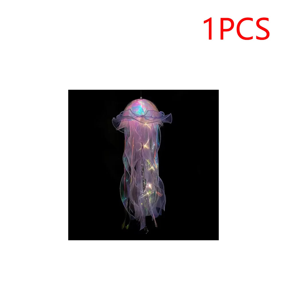 Hanging Jellyfish Bedroom Lamp